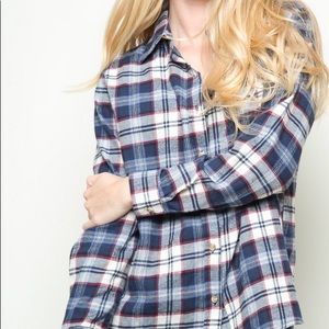Brandy Melville "Wylie" plaid Flannel shirt